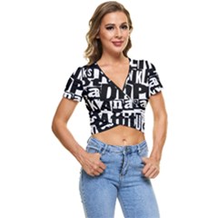 Short Sleeve Foldover T-Shirt 