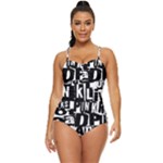 Punk Lives Retro Full Coverage Swimsuit