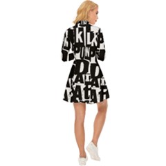 Long Sleeve Velour Longline Dress 
