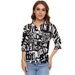 Punk Lives Women s Quarter Sleeve Pocket Shirt