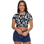 Punk Lives Side Button Cropped Tee