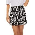 Punk Lives Mini Front Wrap Skirt