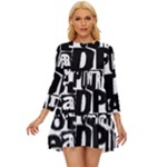 Punk Lives Long Sleeve Babydoll Dress