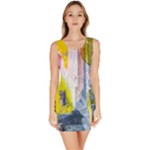 Graffiti Graphic Bodycon Dress