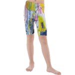 Graffiti Graphic Kids  Mid Length Swim Shorts