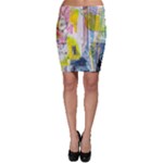 Graffiti Graphic Bodycon Skirt