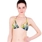Graffiti Graphic Bikini Top