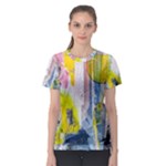 Graffiti Graphic Women s Sport Mesh Tee