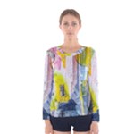 Graffiti Graphic Women s Long Sleeve Tee