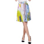 Graffiti Graphic A-Line Skirt