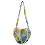 Graffiti Graphic Heart Shoulder Bag