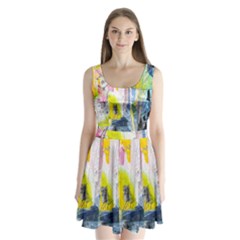 Split Back Mini Dress  