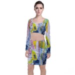 Graffiti Graphic Top and Skirt Sets
