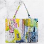 Graffiti Graphic Zipper Medium Tote Bag