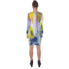 Asymmetric Cut-Out Shift Dress 
