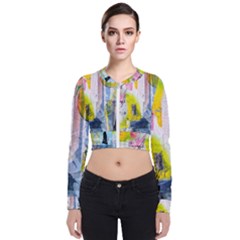 Long Sleeve Zip Up Bomber Jacket 