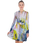 Graffiti Graphic Long Sleeve Panel Dress