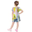 Kids  Short Sleeve Velvet Dress 