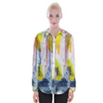 Graffiti Graphic Womens Long Sleeve Shirt