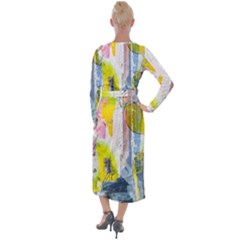 Velvet Maxi Wrap Dress 