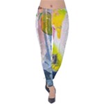 Graffiti Graphic Velvet Leggings