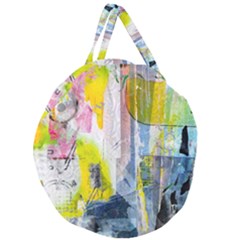 Giant Round Zipper Tote 
