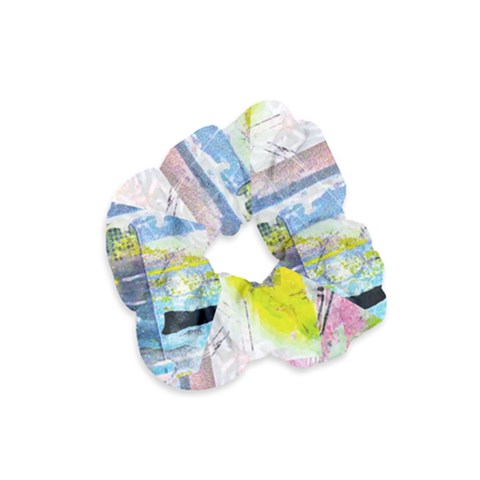 Graffiti Graphic Velvet Scrunchie from ArtsNow.com