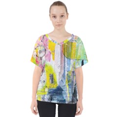 V-Neck Dolman Drape Top 