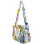 Graffiti Graphic Rope Handles Shoulder Strap Bag