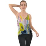 Graffiti Graphic Chiffon Cami