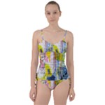 Graffiti Graphic Sweetheart Tankini Set