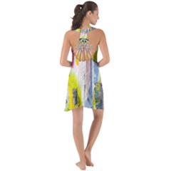 Show Some Back Chiffon Dress 