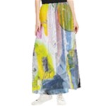 Graffiti Graphic Maxi Chiffon Skirt