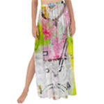 Graffiti Graphic Maxi Chiffon Tie-Up Sarong