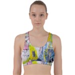 Graffiti Graphic Back Weave Sports Bra