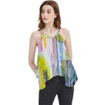 Graffiti Graphic Flowy Camisole Tank Top