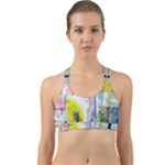 Graffiti Graphic Back Web Sports Bra