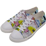 Graffiti Graphic Men s Low Top Canvas Sneakers