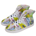 Graffiti Graphic Women s Hi-Top Skate Sneakers