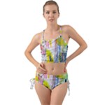 Graffiti Graphic Mini Tank Bikini Set