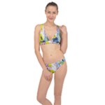 Graffiti Graphic Classic Banded Bikini Set 