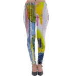 Graffiti Graphic Lightweight Velour Leggings