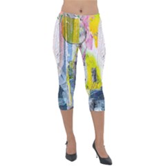 Lightweight Velour Capri Leggings  