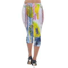 Lightweight Velour Capri Leggings  