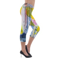 Lightweight Velour Capri Leggings  