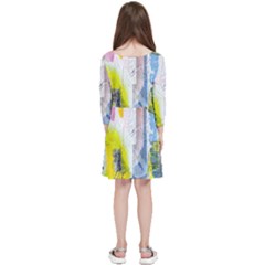 Kids  Quarter Sleeve Skater Dress 