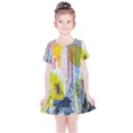 Graffiti Graphic Kids  Simple Cotton Dress