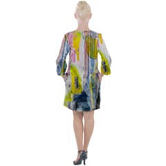 Open Neck Shift Dress 