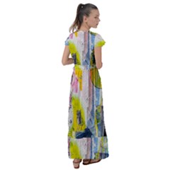 Flutter Sleeve Maxi Dress 