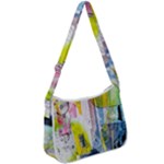Graffiti Graphic Zip Up Shoulder Bag